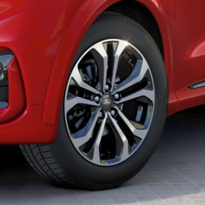 Platišče iz lahke zlitine 17" 5 x 2 kraki, črn